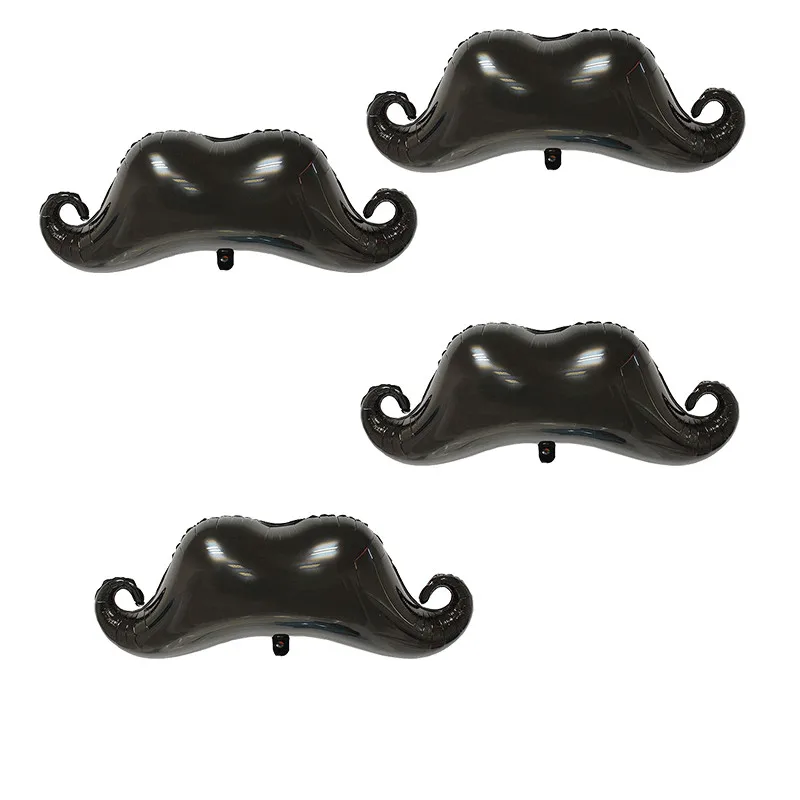 

108*48cm Beard Balloons Photo Props Mustache Foil Balloon Wedding Party Decorated Balloons