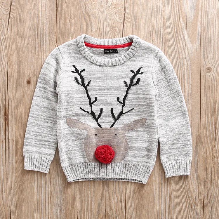 Christmas OH Deer Pullover Hooded Sweatshirt