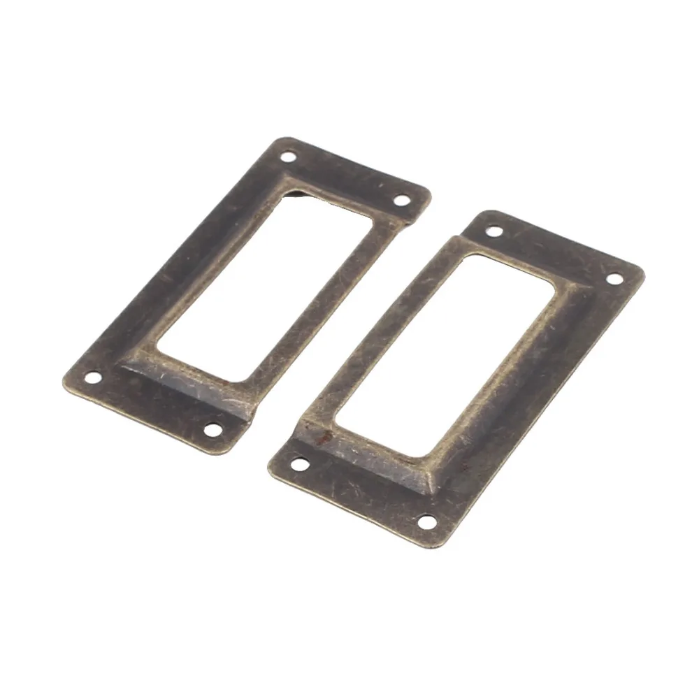

Uxcell 10Pcs Library File Drawer 62mm Length Tag Frame Lable Pull Handle Bronze Tone for Cabinet, Bin, Wardrobe etc Hot Sale