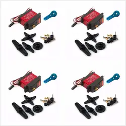 4 шт. DS3218 Обновление RC servo 20 кг полная металлическая передача цифровая servo baja servo Водонепроницаемая версия для baja cars Blue