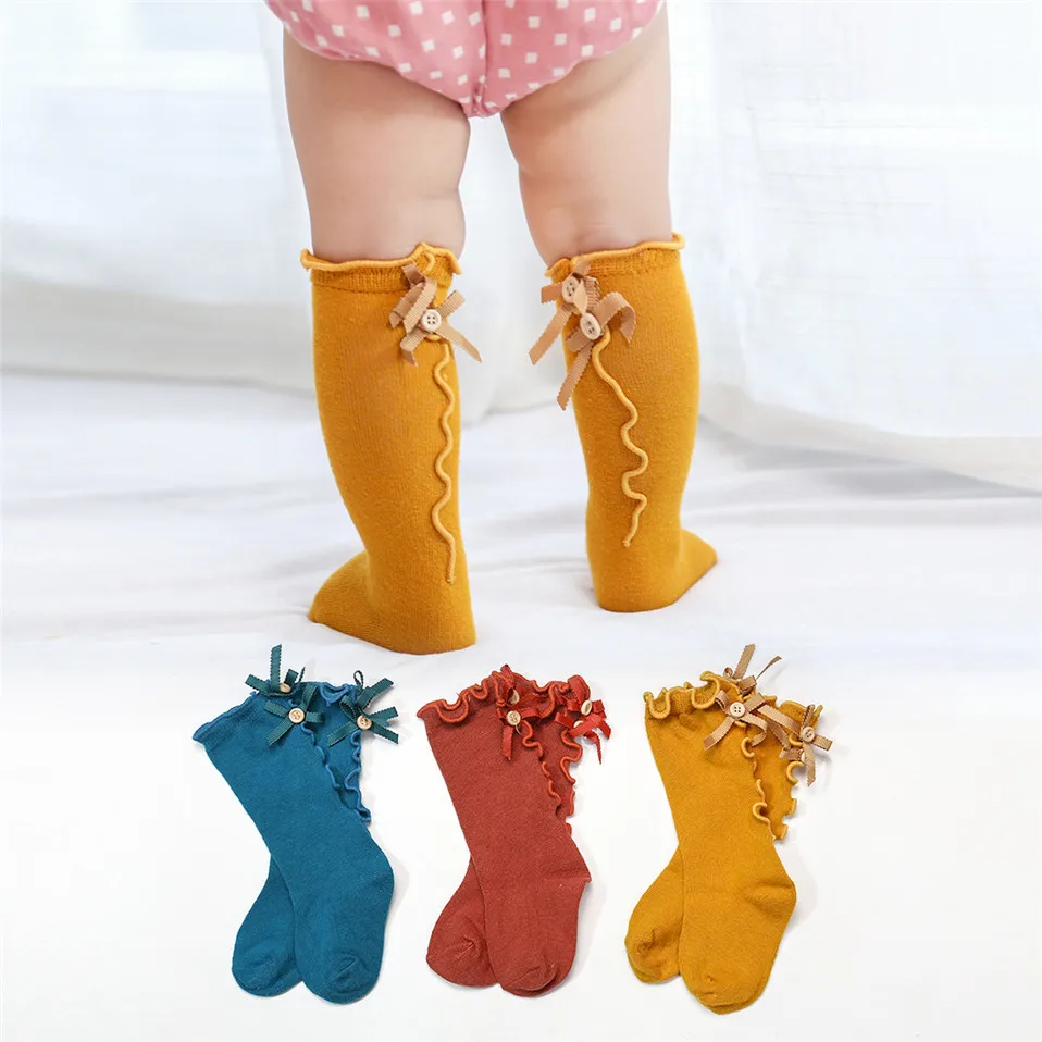 Baby Girls Long Sock For Women Toddler Knee High Socks For Girls Leg
