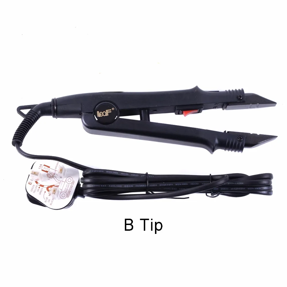 1pc JR-611 A/B/C tip Professional Hair Extension Fusion Iron Heat Connector Wand Iron Melting Tool+UK outlet