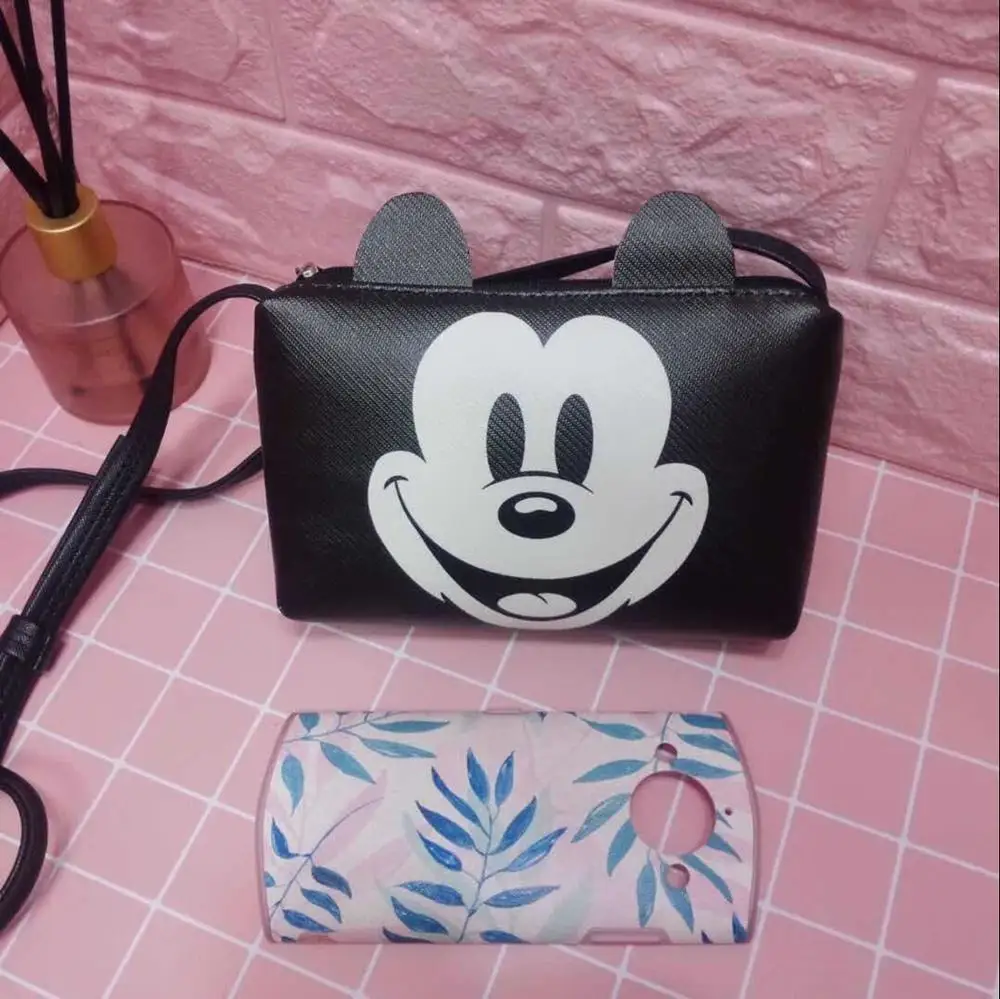 Disney Микки Маус мультфильм дети сумка подарки для девочек портмоне сумка для хранения мобильного телефона малыш аксессуары сумка - Цвет: 7
