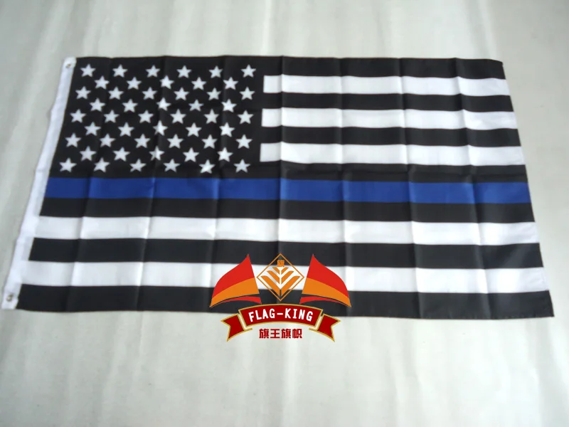 Голубой флаг США 90*150 см полиэстер флаг, голубой флаг США игра баннер