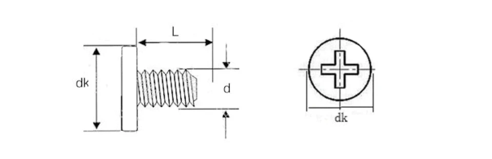 500 шт./лот M1.4/M2/M2.5/M3* 2 мм-14 мм черные, оцинкованные тонкий головки micro сверлильный станок, плоские винтики ноутбук винт для электронного шуруповерта см