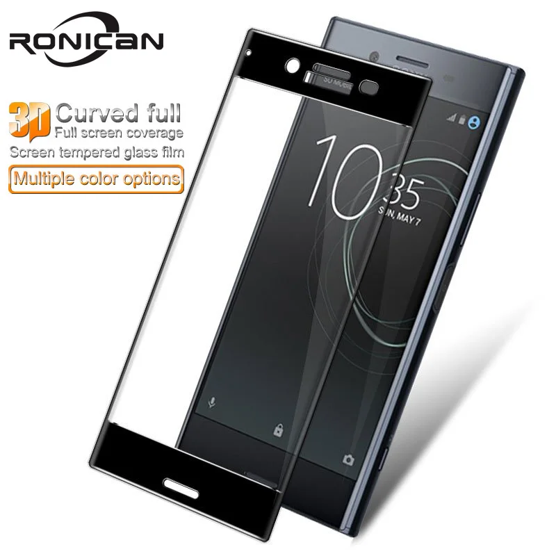 

for Sony Xperia XZ Premium G8141 G8142 3D Curved Full Cover Tempered Glass for Sony XZ Premium Dual Sim RONICAN Screen Protector