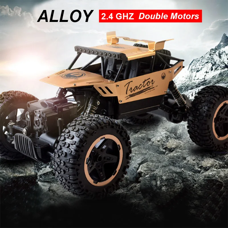 RC автомобиль сплав 1/18 4WD рок сканеры 4x4 вождение автомобиля двойные двигатели