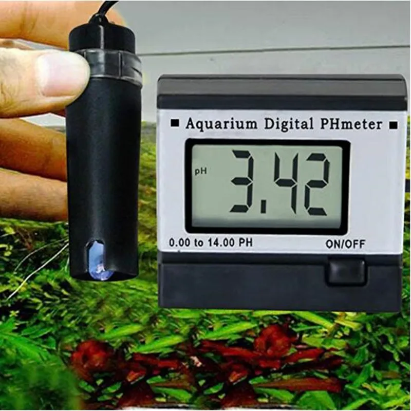 PH-025 цифровой рН-метр тестер монитор 0,00-14,00 с ATC для Гидропоника; аквариум Скидка 40