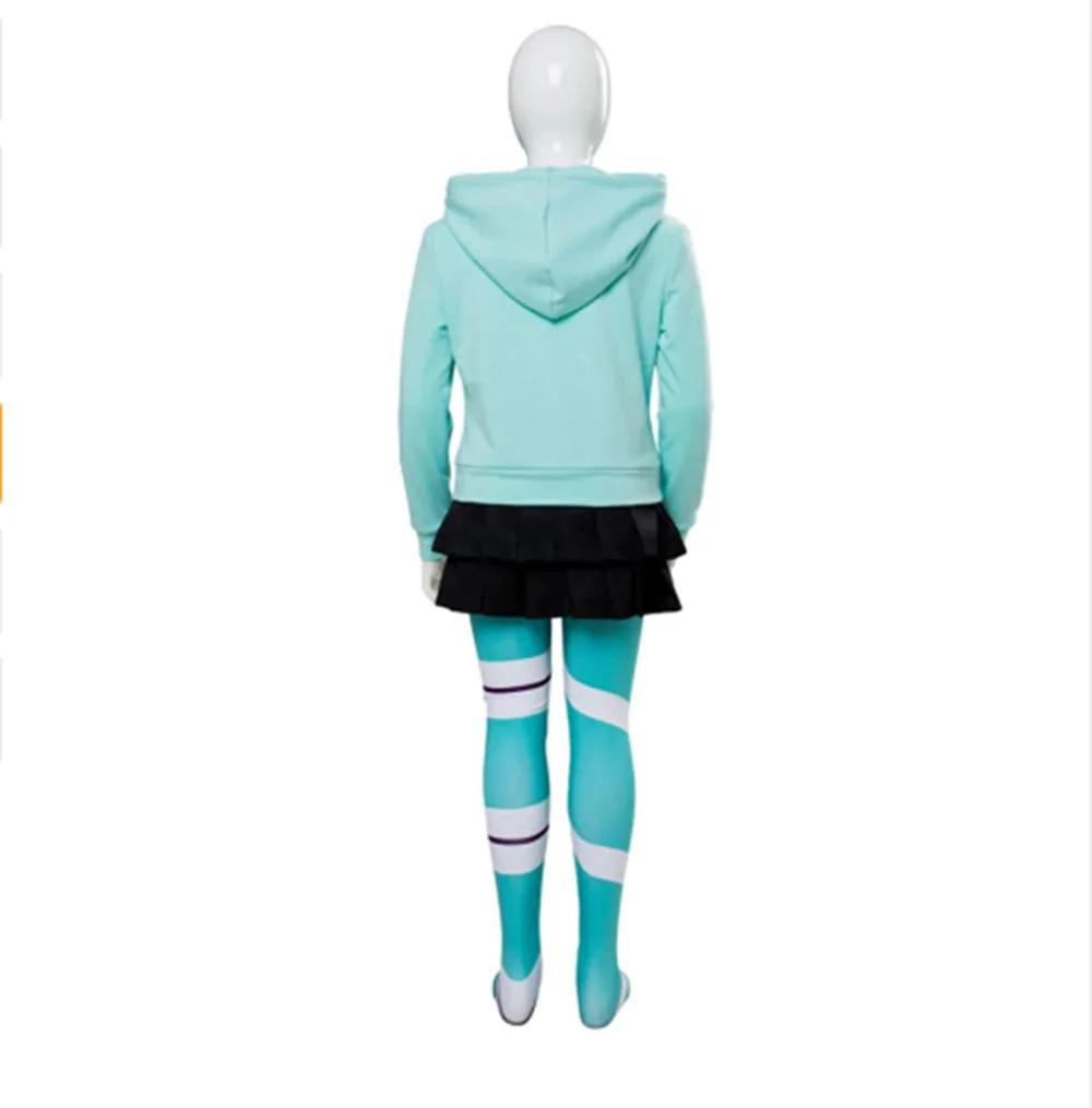 Wreck It Ральф Vanellope Von Schweetz Косплей Костюм для детей детские толстовки с капюшоном