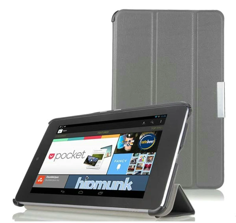 3 складной Ультра тонкий рукав Магнитный Folio Stand кожаный чехол Smart Cover для Google Nexus 7 II
