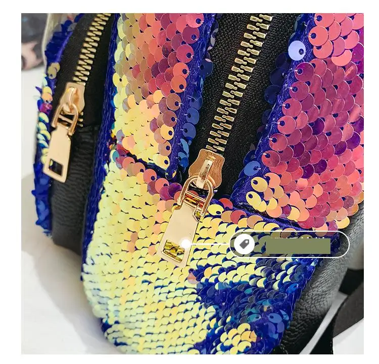 2019 novo 3d sequin crianças saco holográfico