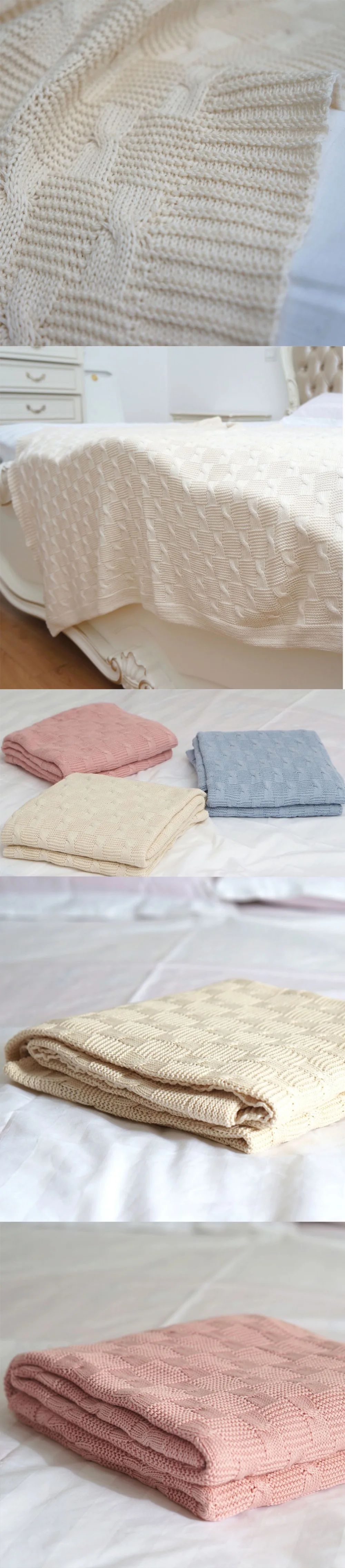 100*150 см детское одеяло Трикотажная хлопковая ткань для новорожденных детский кондиционер диван одеяло кашемир чувствовать себя Высокое