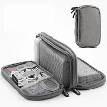 Electronics Gadget Storage Bag Travel Digital Accessories Organizer for HDD USB Data Cable Power Bank Earphone Tools Pouch