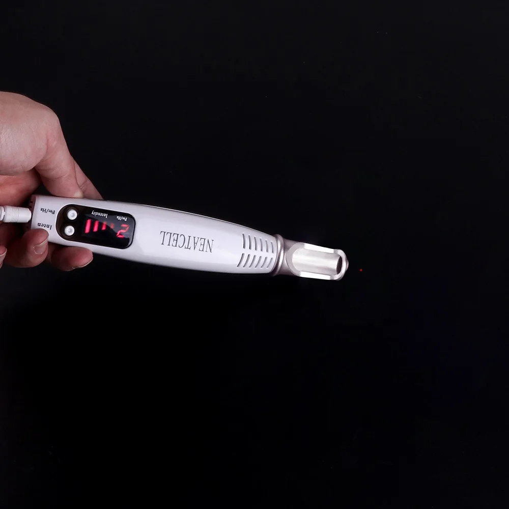 Лазер для кожи Mini Picosecond лазерная ручка красный синий свет терапия тату шрам моль веснушки удаление пятновыводитель темных загрязнений прибор для ухода за кожей