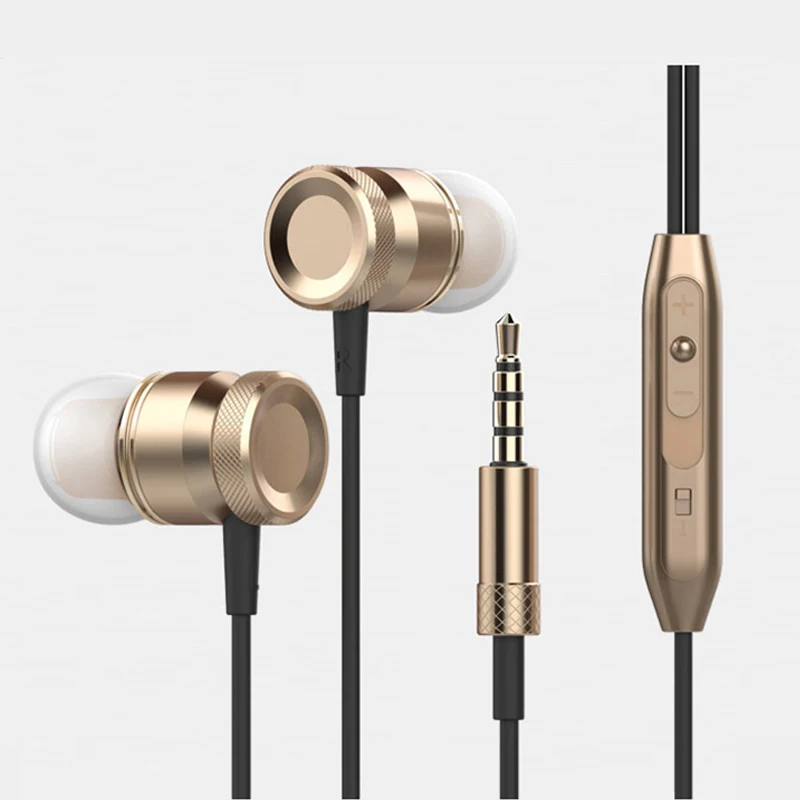In Ear Earphone Sport Earbuds Stereo With Microphone for iPhone 6s Plus