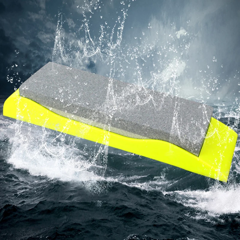 

2 Colors Knife Sharpening WhetStone Wearproof Knife Sharpener Kitchen Tools Sharpening Stone With Non-Slip Holder