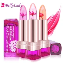 BellyLady Hot 3Colors Flower Long lasting Waterproof Lipstick Temperature Change Magic Color Lip Balm Moisturizer Nude
