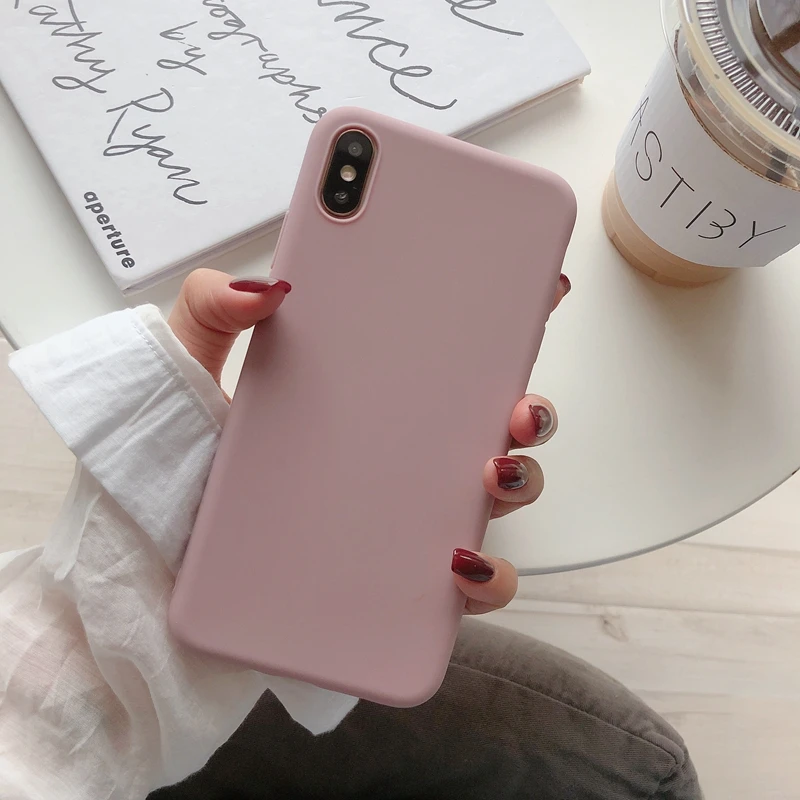 Мягкий тонкий чехол из ТПУ для Apple iPhone 5 6 7 8 Plus SE X XR Xs Max 11 12 PRO MAX|Бамперы| |