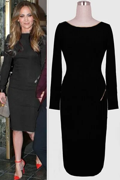 Black-Unique-Open-Back-Slim-Midi-Dress-LC6677-2-1