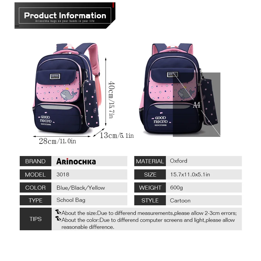 الأطفال الكرتون الحقائب المدرسية مع شريط عاكس على ظهره للفتيات الفتيان أكسفورد المدرسة الابتدائية طالب الظهر الاطفال Mochila الأطفال الكرتون الحقائب المدرسية مع شريط عاكس على ظهره للفتيات الفتيان أكسفورد المدرسة الابتدائية طالب الظهر الاطفال Mochila