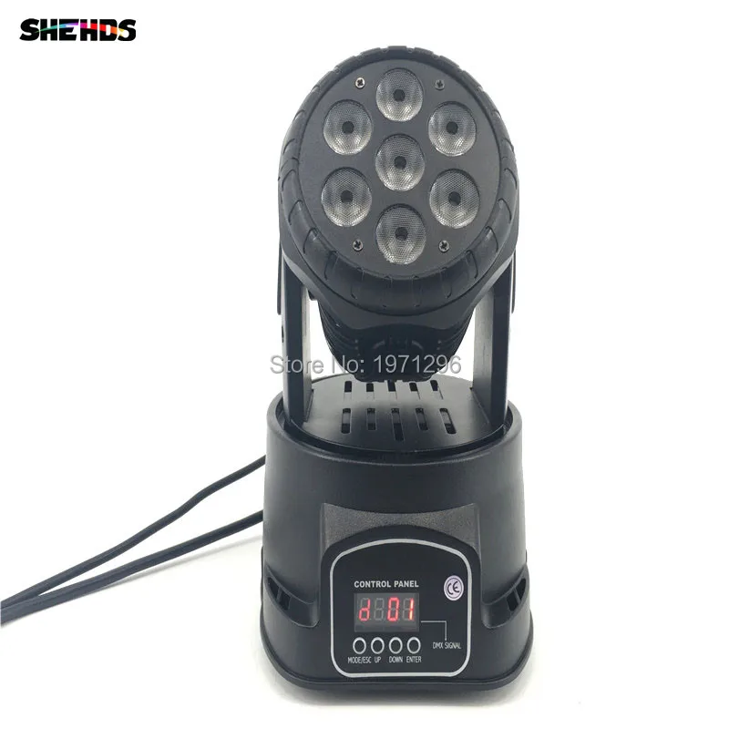 

2pcs/lot Fast Shipping LED Moving Head Mini wash 7x12w RGBW Quad with advanced 10/15 channels factory directly sale Free Shpping