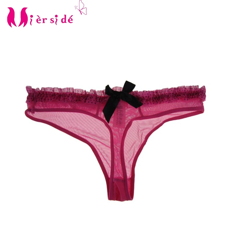 Mierside 3090 Pink/ белые/черные сексуальные трусы соблазнительные прозрачные кружевные