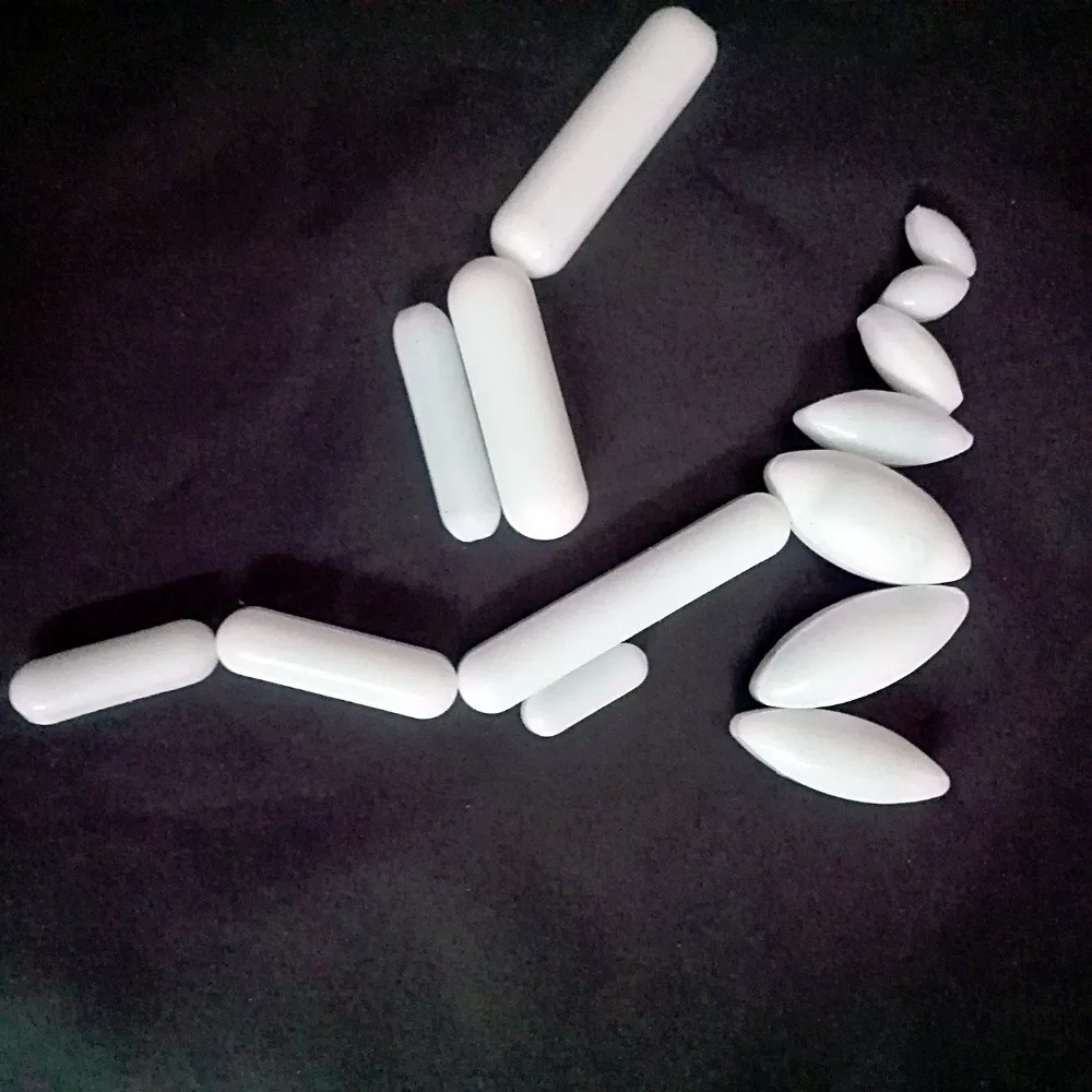 14pcs , Magnetic Stirrer Mixer Stir Bars White Color , Diffent Size !