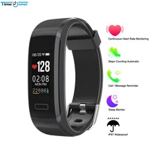 Time owner GT101 Bluetooth умный Браслет сердечного ритма трекер спортивный смарт-браслет напоминатель отправить смс 0,96 дюймов OLED сенсорный экран