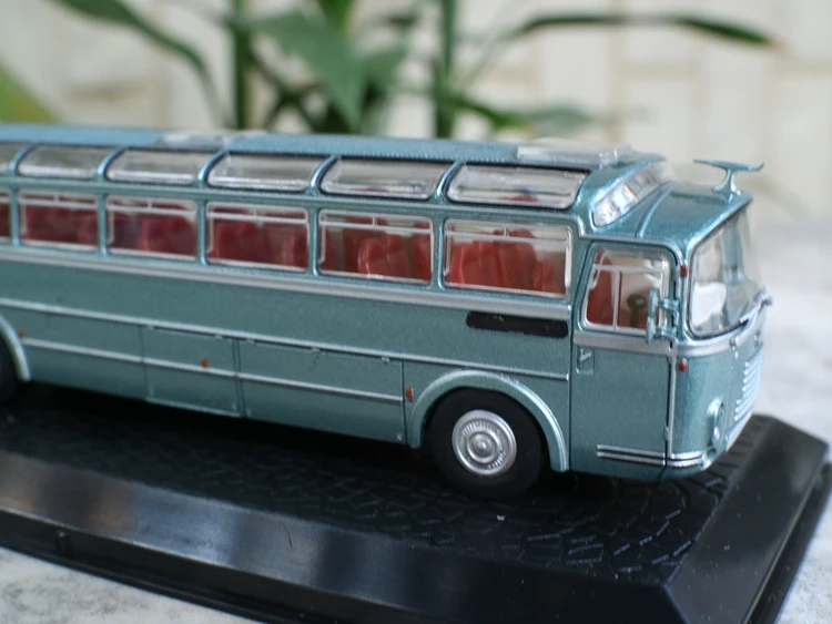 Высокая имитация бельгийского VanHool 306-1958 винтажный автобус, 1: 72 модели автомобилей из сплава, металлические Литые изделия, коллекционные игрушечные транспортные средства