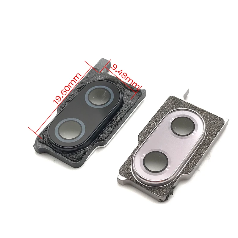 

New For Asus ZenFone 5 ZE620KL 2018 Rear Camera Glass Lens Cover With Frame Holder with Sticker Replacement Spare Parts