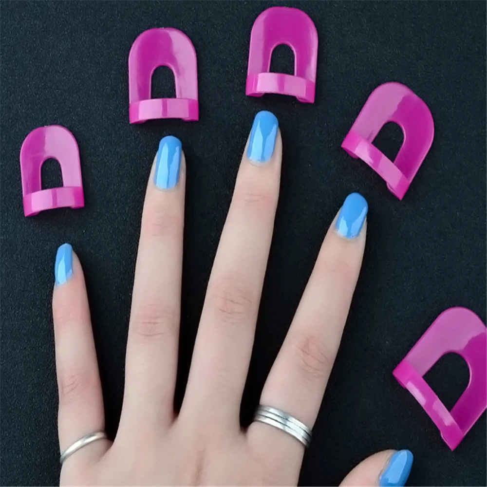 

26Pcs/Pack Gel Nail Polish Protector Creative Spill-Resistant Manicure Tools for Finger Cover Nail Polish Gel Shield Protector