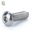 M5 Bolt A2-70 Button Head Socket Screw Bolt SUS304 Stainless Steel M5*(8/10/12/14/16/18/20/25/30/25/30/35/40/45/50~100) mm ► Photo 2/3