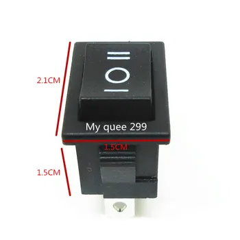 

KCD1-103 ON-OFF-ON Rocker Switch 3 pin 3 gear power switch 6A/250V 100pcs/lot boatlike switch tripod