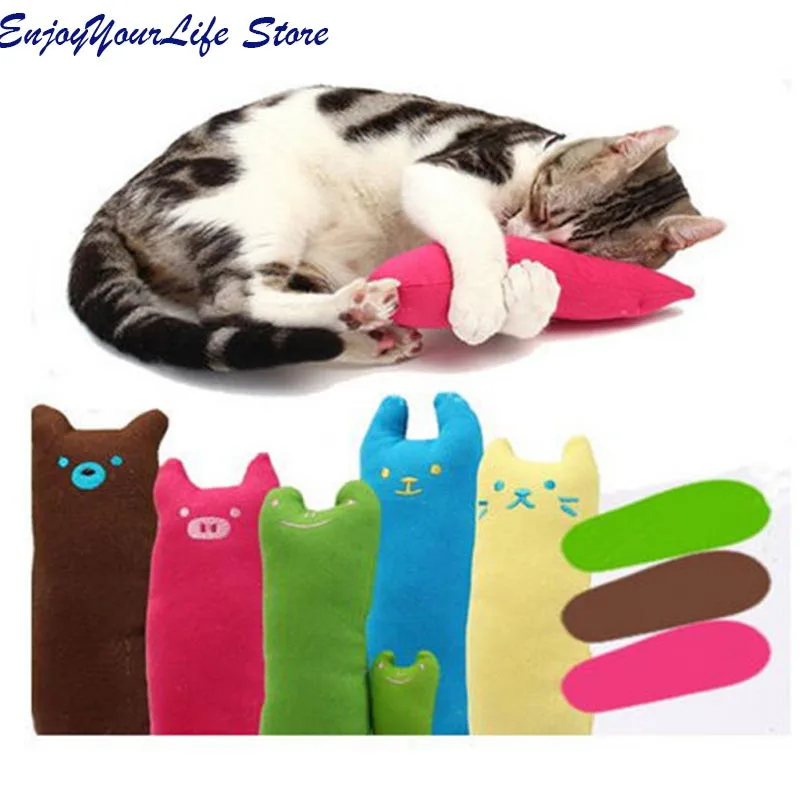 

Interactive Fancy Catnip Cat Pillow Toy Teeth Grinding Claws For Pets Funny Toys New