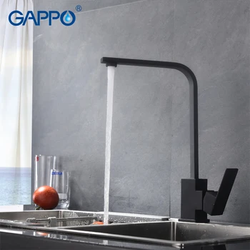 

GAPPO Black Stainless Steel Kitchen faucet deck mounted mixer faucet Mixer Taps for kitchen sink mixer de cozinha tap Y40848