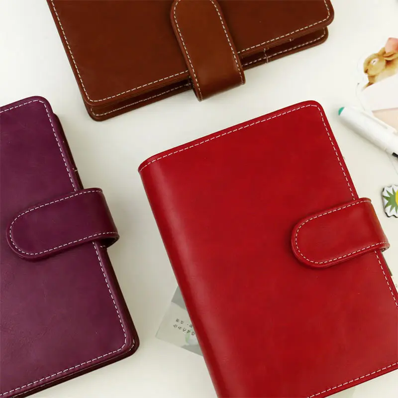 2017 Vintage Leather Notebook A5 A6 Retro PU Notebook Dairy Personal Planner Agenda with 25mm Dia Ring Office & School Supplies 2017 Vintage Leather Notebook A5 A6 Retro PU Notebook Dairy Personal Planner Agenda with 25mm Dia Ring Office & School Supplies