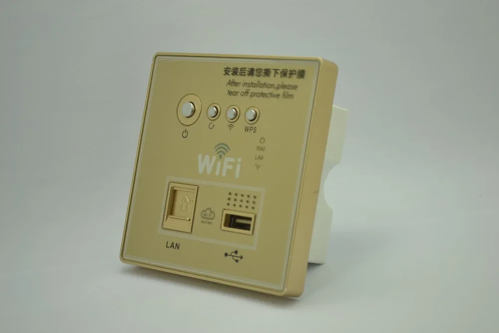 Горячая Bingoelec 300mbs 4,0G/USB/LAN/WPS настенный Wifi роутер LAN и USB розетка