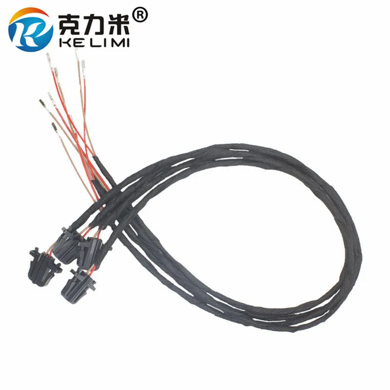 

4x OEM Volkswagen Door Warning Light extension Cable/Harness/Wire For VW Golf Jetta MK5 MK6 V VI Passat B6 50cm