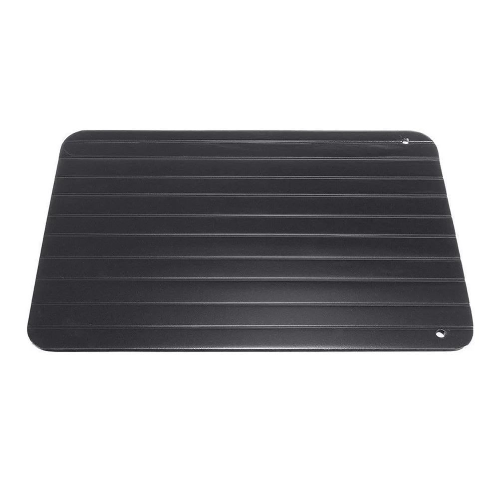 New Defrosting Tray Aluminium Meat Thaw Thawing Miracle Frozen Food Defrost Fast