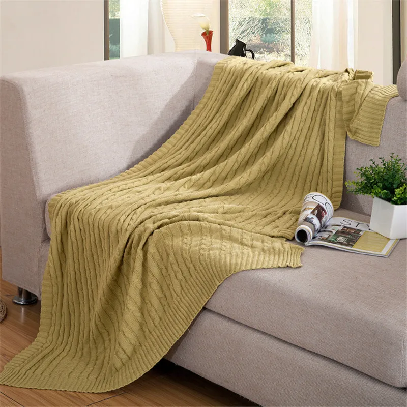Buy New Nordic Style Pure Cotton Knitted Warm Soft