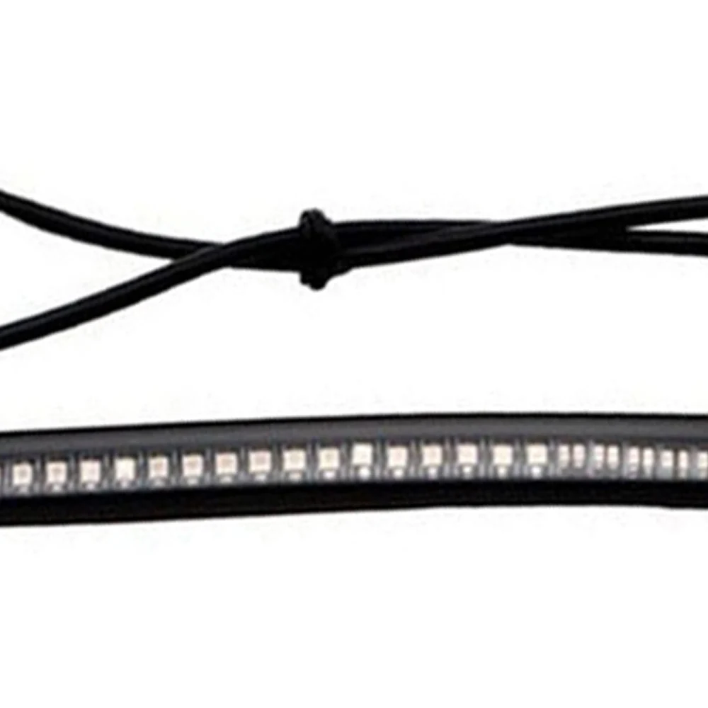 Гибкая мотоциклетная лента с 48 светодиодами 2835 3014 smd двухцветная желтая красная