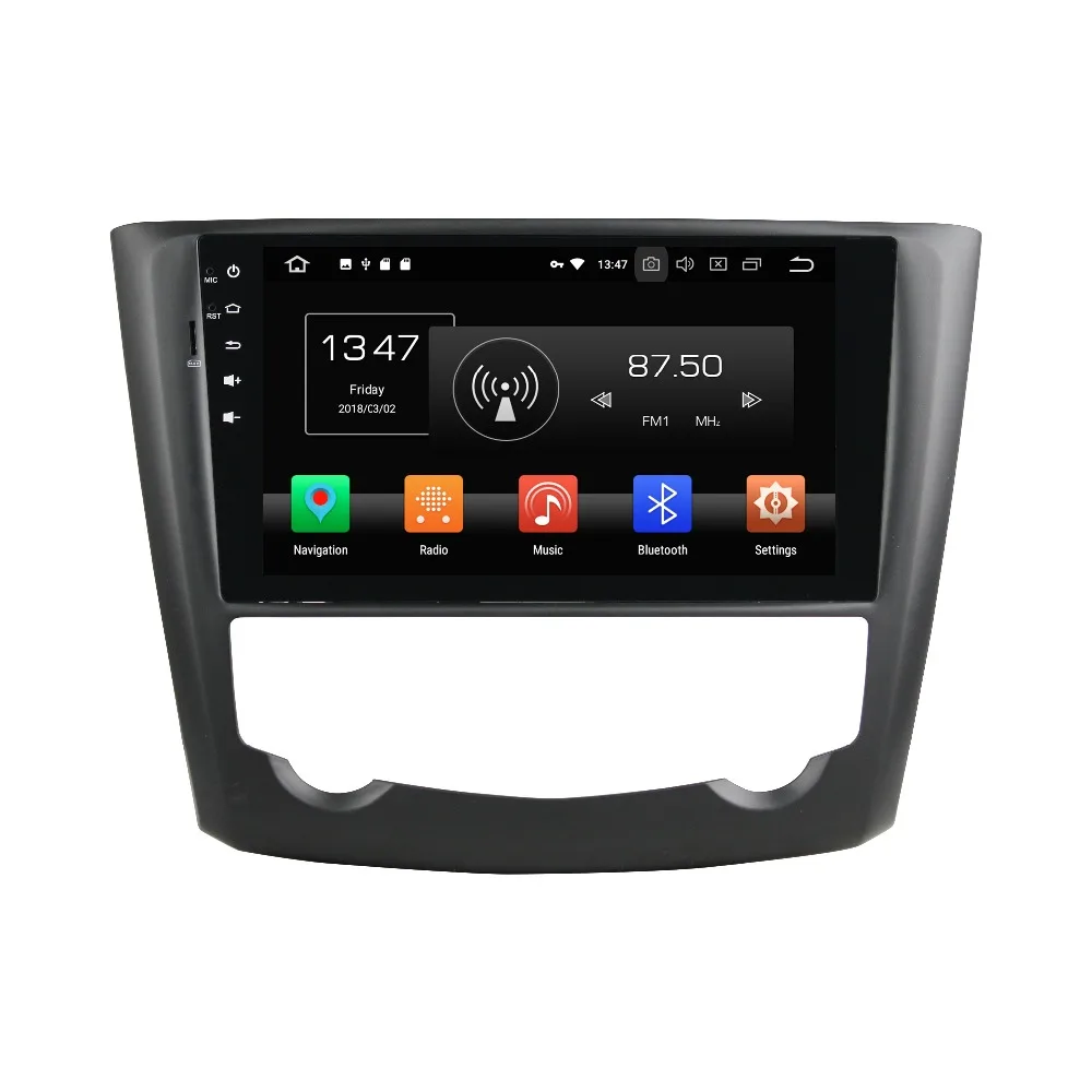 Sale OTOJETA Android 8.0 car DVD octa Core 4GB RAM 32GB rom multimedia player for renault Kadjar 2016 tape recorder radio headunits 0