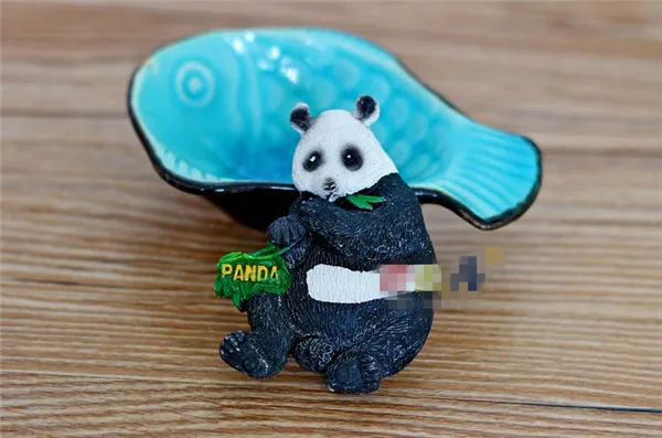 Chinese Panda Bear Tourist Souvenir Fridge Magnet - 12