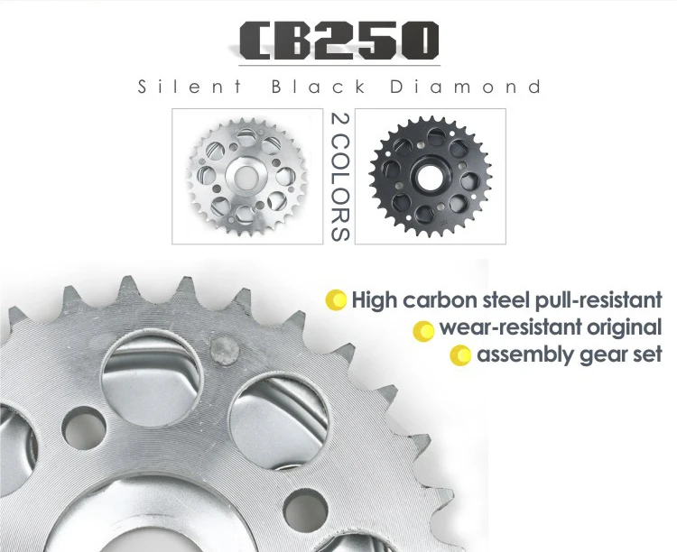 chain and sprocket-CB250-91-97-520HV (9)