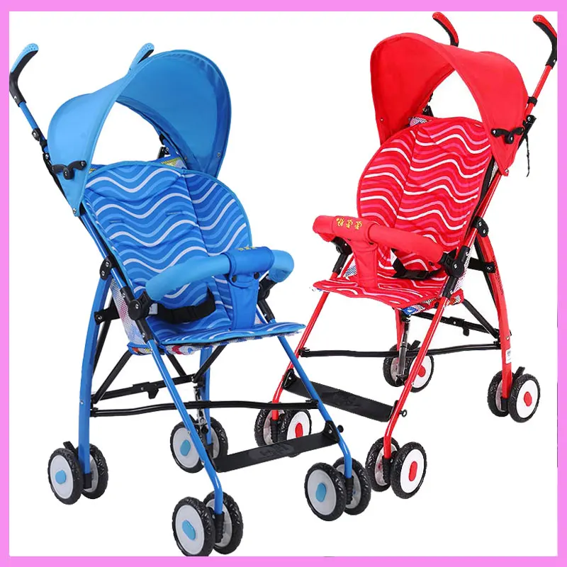 Super Light Small Baby Stroller Portable Sunshade Umbrella Foldable