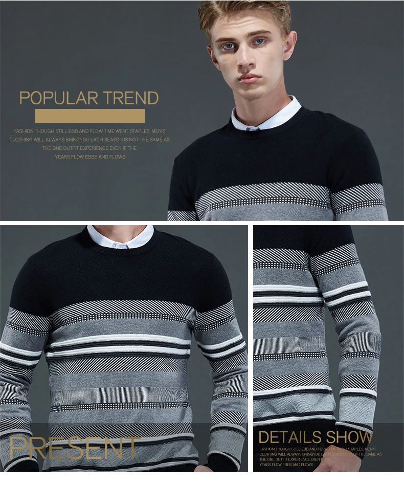 2018 бренд социальной хлопок тонкий Для мужчин s пуловер куртка свитера Повседневное крючком вязаный свитер Для мужчин Masculino трикотаж одежда