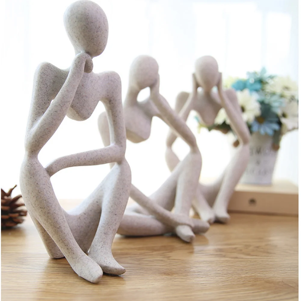 

Statue Sandstone Resin Crafts Home Decoration Table Desk Accessories Indoor Souvenir PAK55