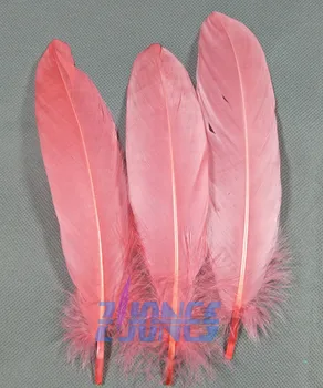 

Wholesale 100pcs Coral Goose Feathers Decoration 6-8" Accessory For Home Jewelry Wedding