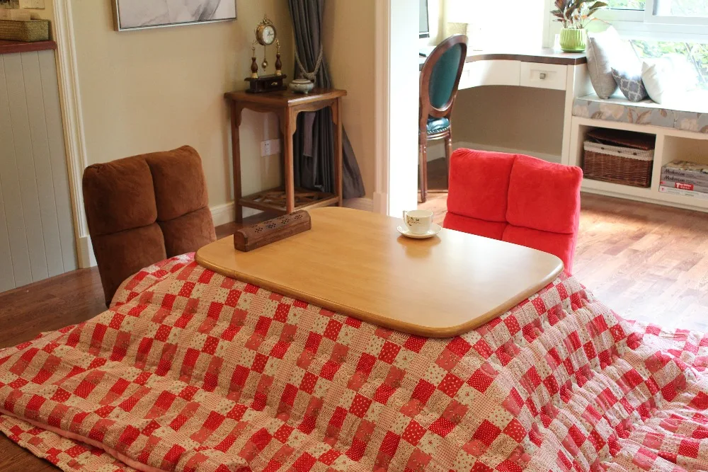 (2pcs/set)Reversible Rectangle Squilt Japanese Futon Top&Bottom Set Kotatsu Table Mattress&Table Cover Foot Warmer Quilt (2pcs/set)Reversible Rectangle Squilt Japanese Futon Top&Bottom Set Kotatsu Table Mattress&Table Cover Foot Warmer Quilt