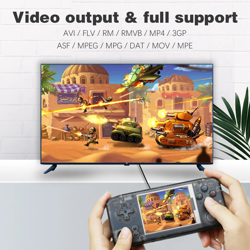  Handheld Game Console 3.0 Inch Console 16G ROM Built-in 3000+ Different Games Support For NEOGEO/GB